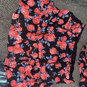 floral skirt